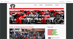 Desktop Screenshot of ducatiklub.hu